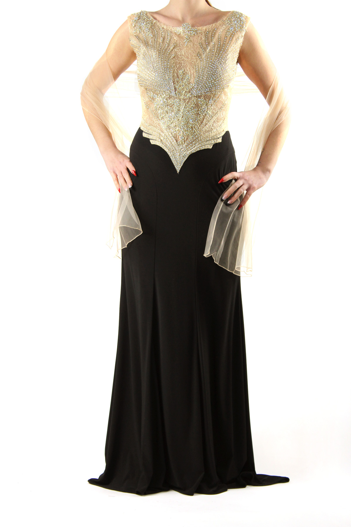 Dress Abito Oro E Nero Dress Bianco E Oro O Blu E Nero Dress Il