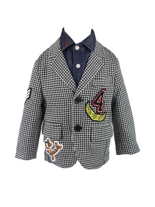 Checkered jacket CESARE PACIOTTI 4US | GIP703BPUN
