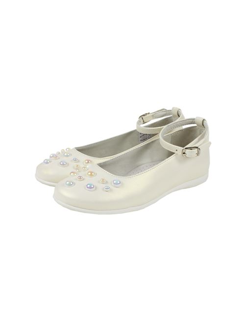 Shoe with pearls COLORICHIARI | FJ9510921613LATTE