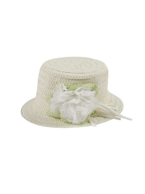 Baby hat with flower COLORICHIARI | FJ991170AF2391010