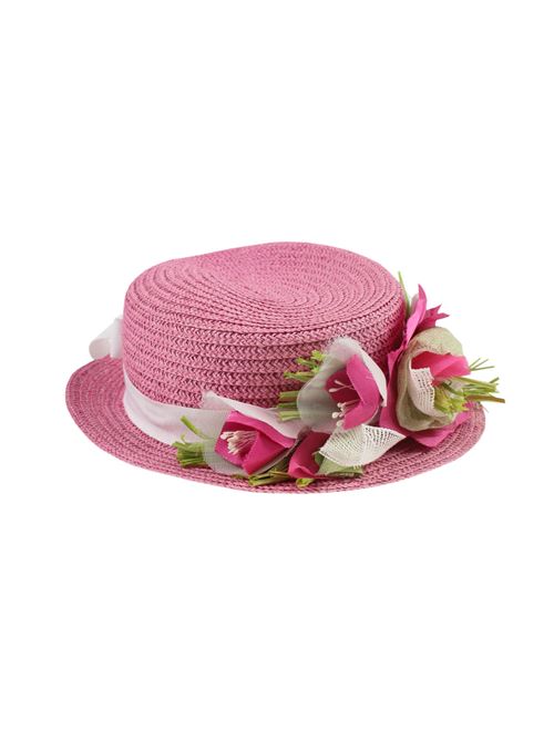 Baby hat with flowers COLORICHIARI | FJ991174AF23185