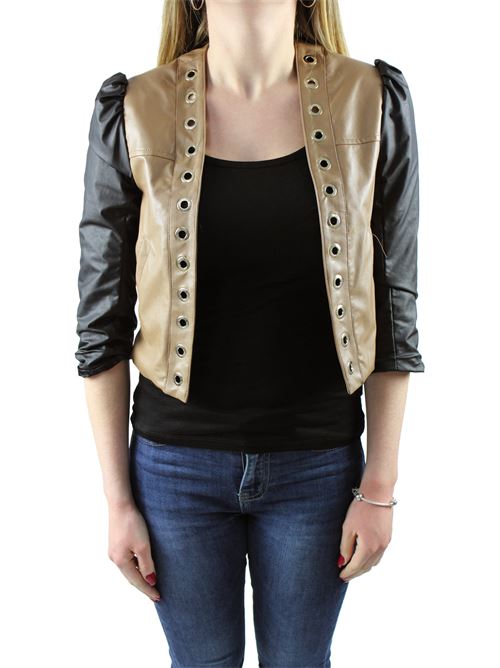 Faux leather jacket two-tone ALMAGORES | 30002UN