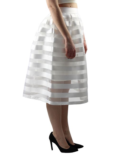 Striped skirt NO SECRET | 171NS006LATTE