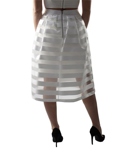 Striped skirt NO SECRET | 171NS006LATTE