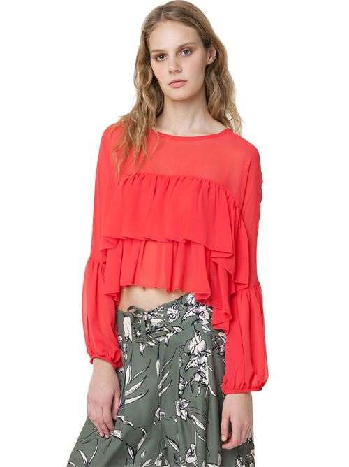 Bohemian style blouse FRACOMINA | FR18SM012ME