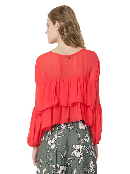 Bohemian style blouse FRACOMINA | FR18SM012ME