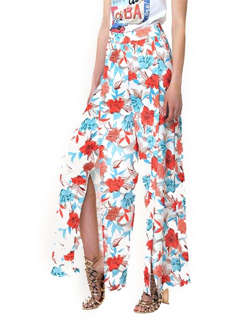 Pantaloni gamba ampia stampati FRACOMINA | FR18SM086PA