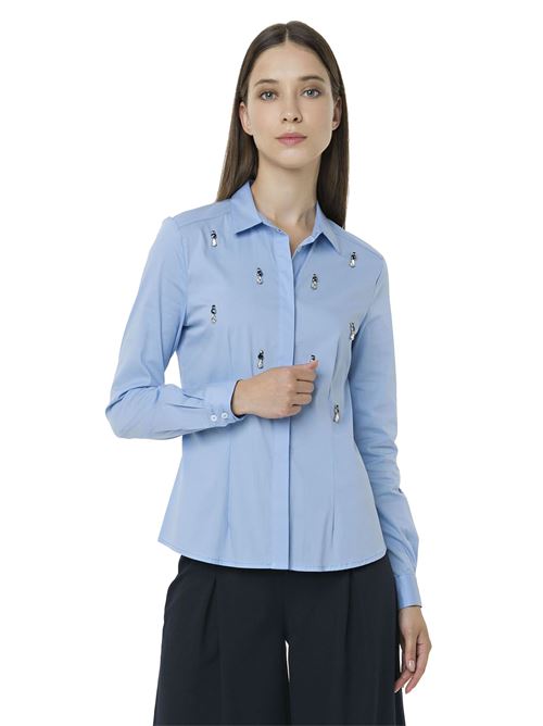 Classic shirt with applications FRACOMINA | FR18SP060BL
