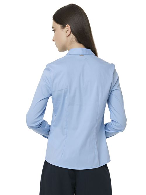 Camicia classica con applicazioni FRACOMINA | FR18SP060BL