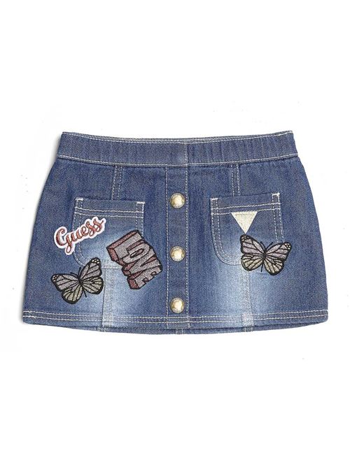 Denim skirt applications GUESS | A81D01UN