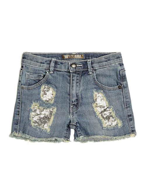 Shorts denim paillettes GUESS | K81D03UN