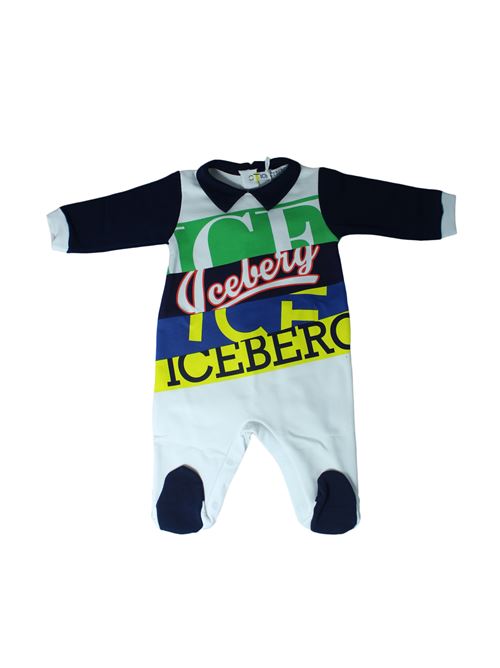Baby romper with bib ICEBERG | SETICE9106FA